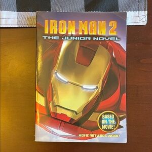 Iron Man 2 Junior Novel - Red and Gold Cover